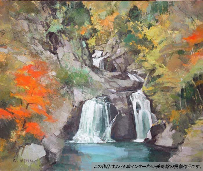 【正規店即納】大歳克衛　　　8号　　「古城の春」　　キャンバスに油彩 自然、風景画
