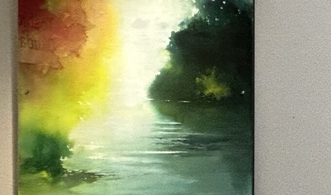 第16回奥田敏雄展　虹色の風に誘われて